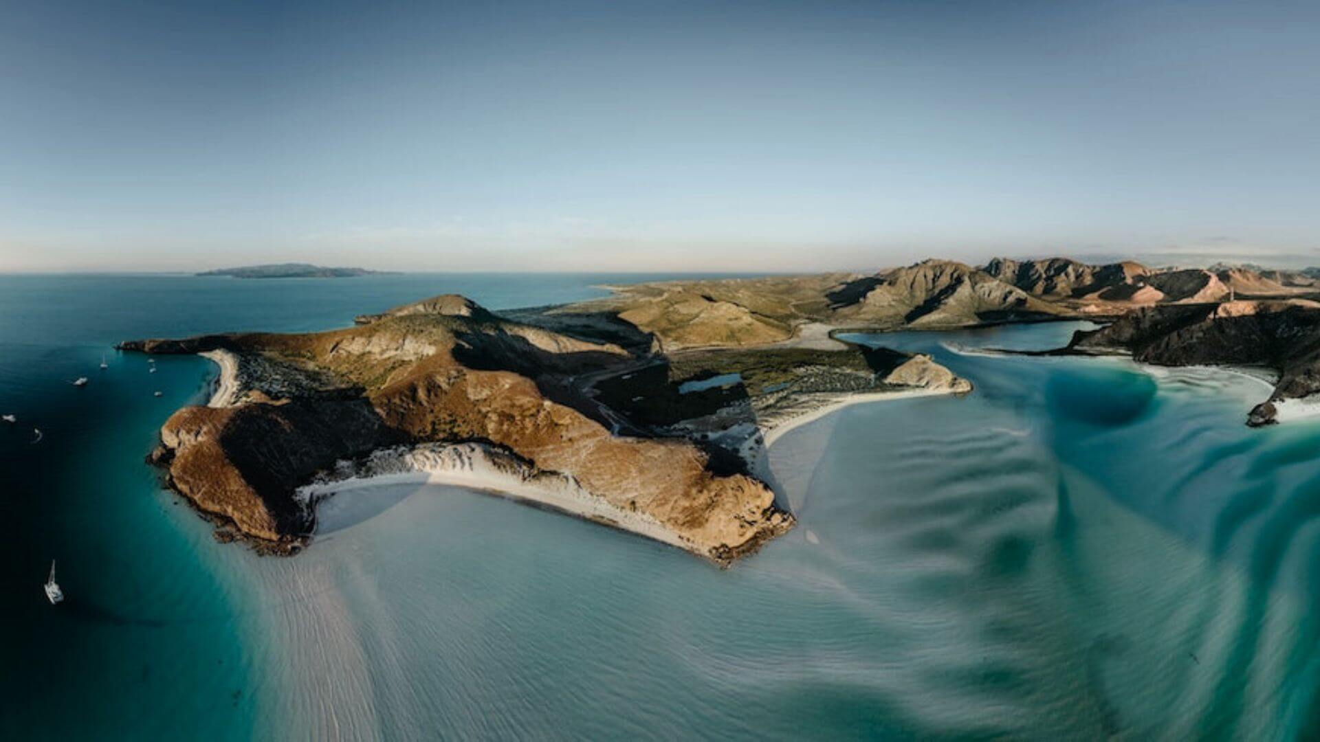 Costa de Baja California Sur desde el aire